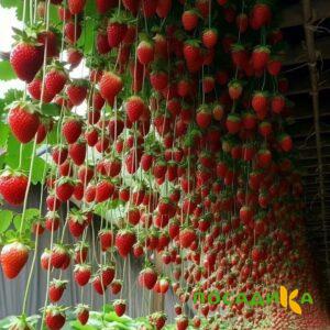 Клубника ампельная Анастасия купить по цене от 370р. в интернет-магазине «Посадика» с доставкой почтой в в Иланскийе и по всей России – [изображение №1].