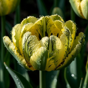 Тюльпан Стар Даст купить по цене от 229р. в интернет-магазине «Посадика» с доставкой почтой в в Иланскийе и по всей России – [изображение №1].