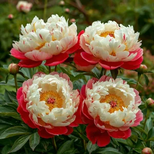 Пион Коралловый Каскад купить по цене от 490р. в интернет-магазине «Посадика» с доставкой почтой в в Иланскийе и по всей России – [изображение №1].